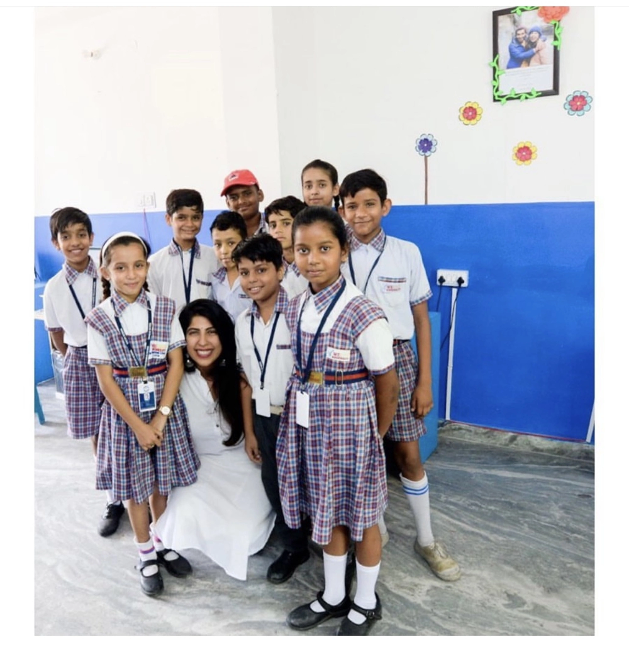 Savi at one of their computer labs in rural India.